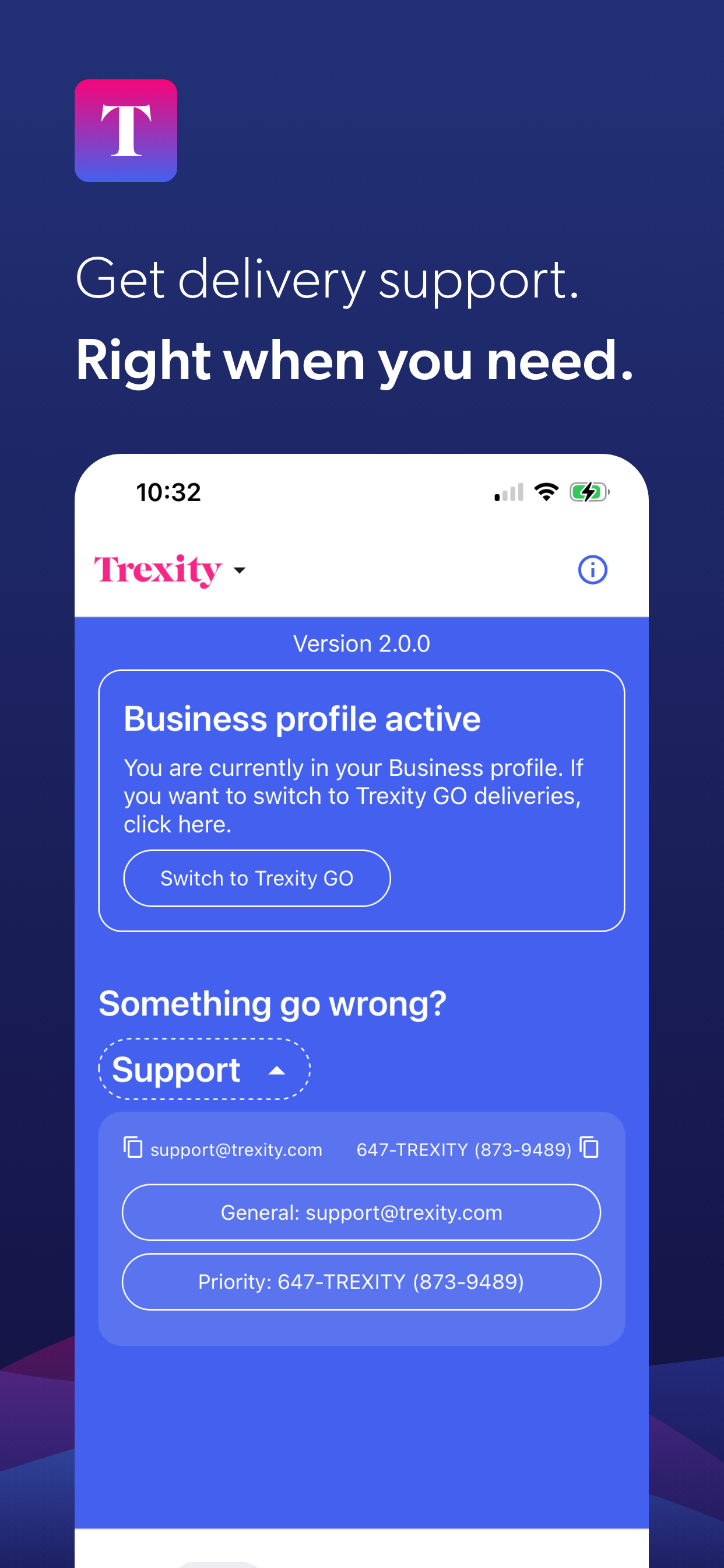 Trexity GO - Local Delivery