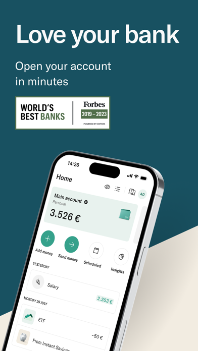 N26 — Love your bank Screenshot