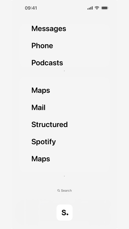 on point | Minimal Home Screen