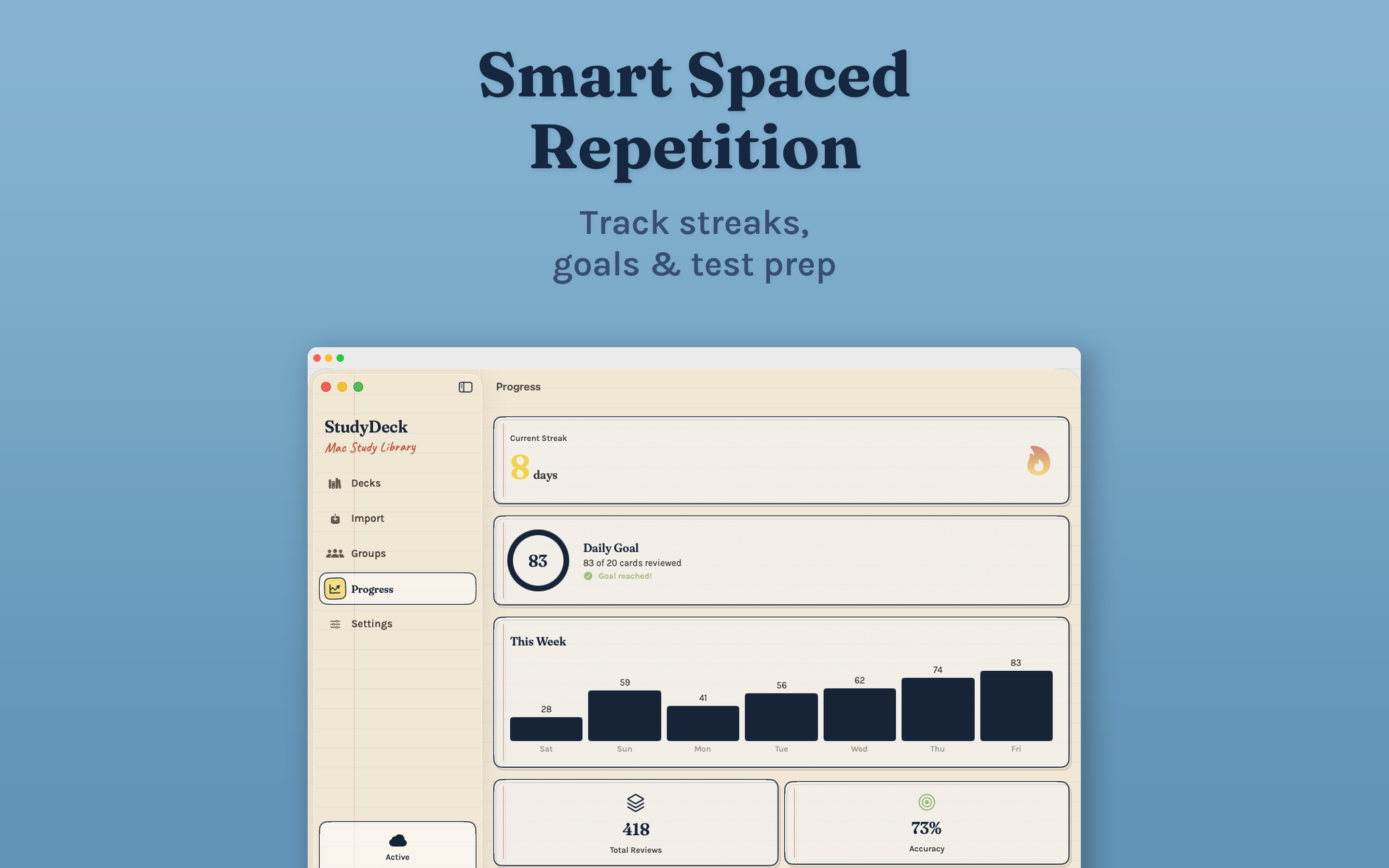 StudyDeck - AI Flashcards