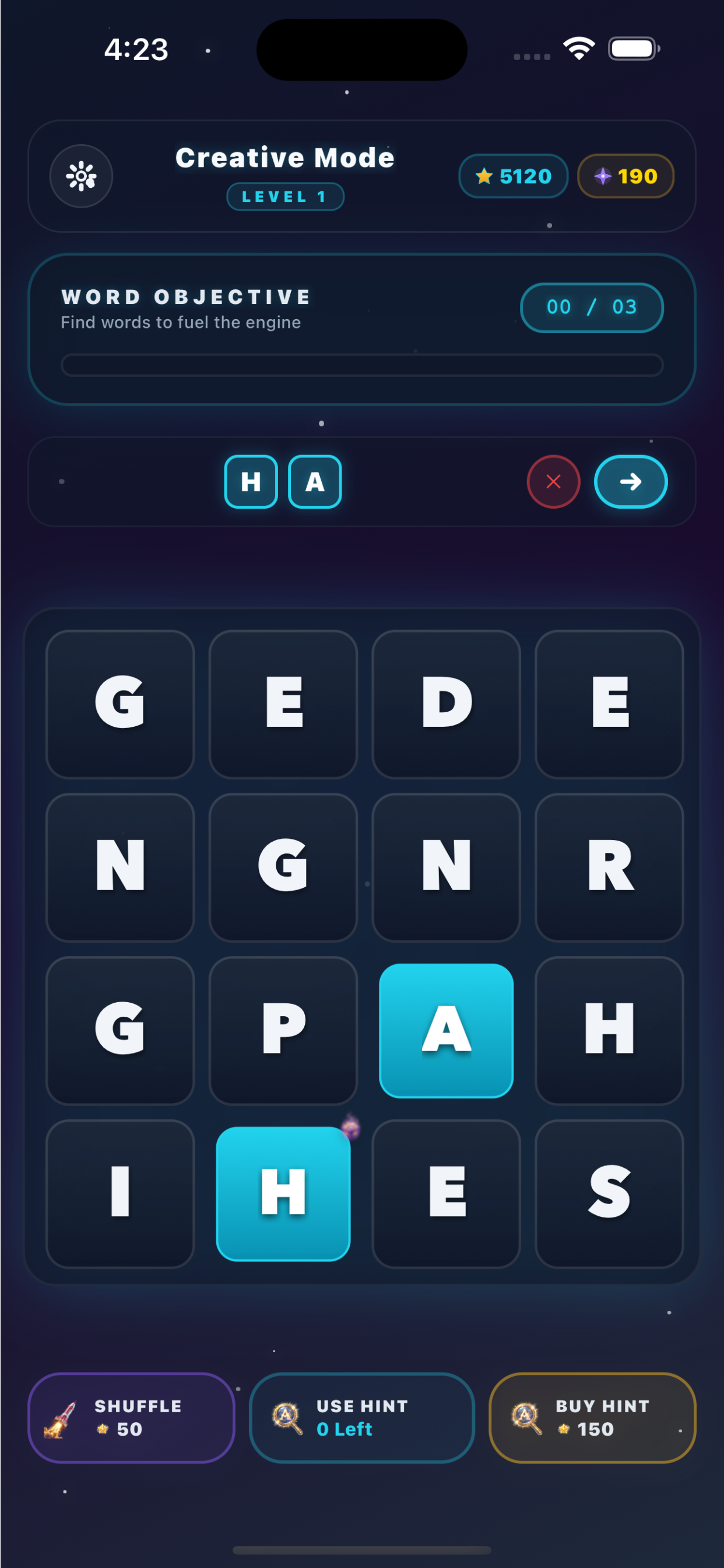 CosmoBot Words: Galaxy Quest screenshot 5