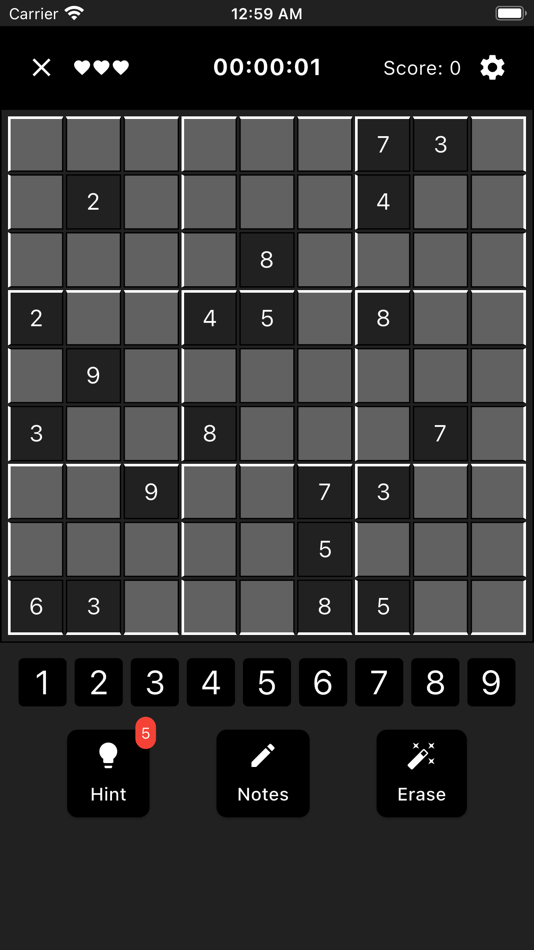 #9. Sudoku Relax Time (iOS) Podle: Tien Le