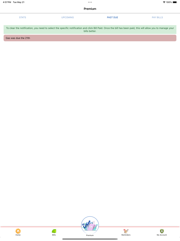 Bills Treasury iPad screenshot 6 - Finance app