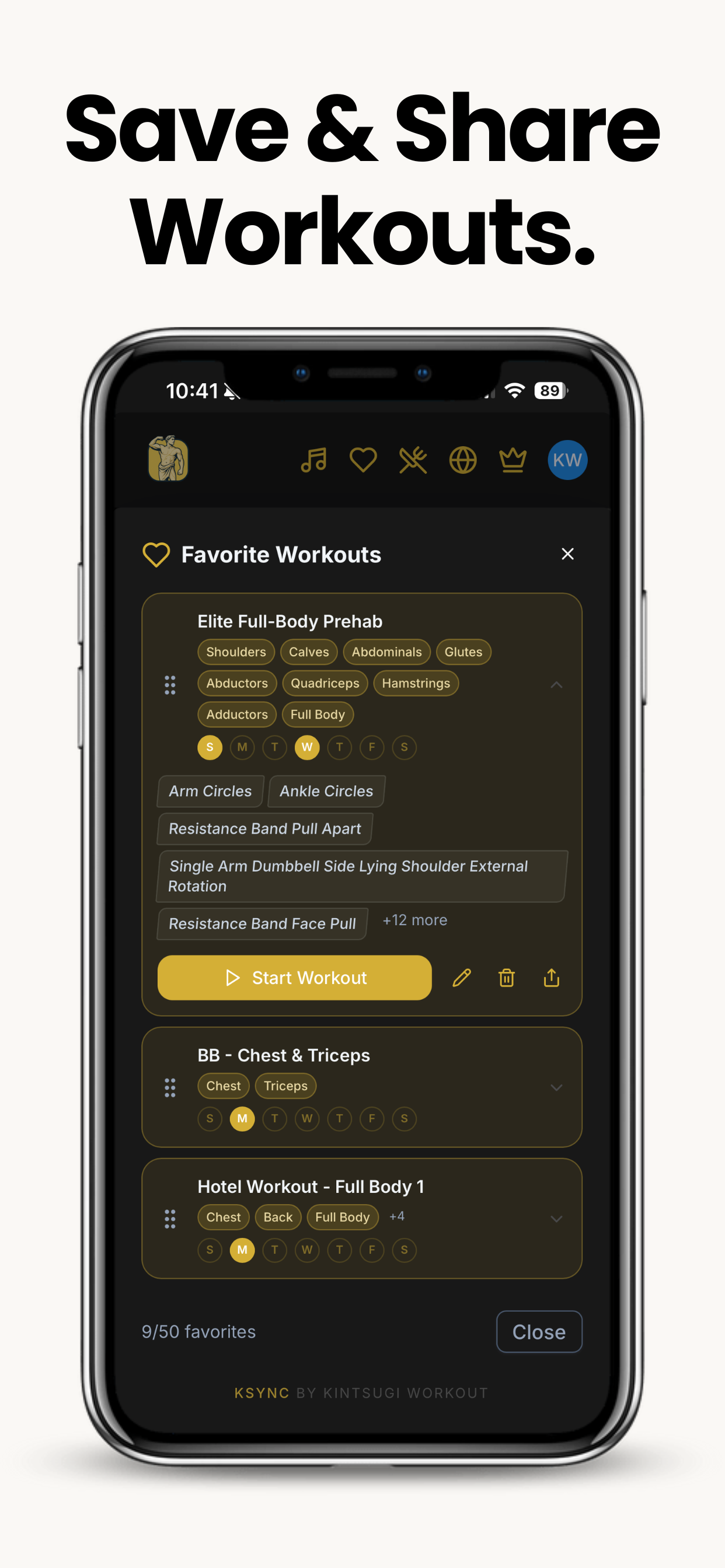 K WORKOUT | KSYNC