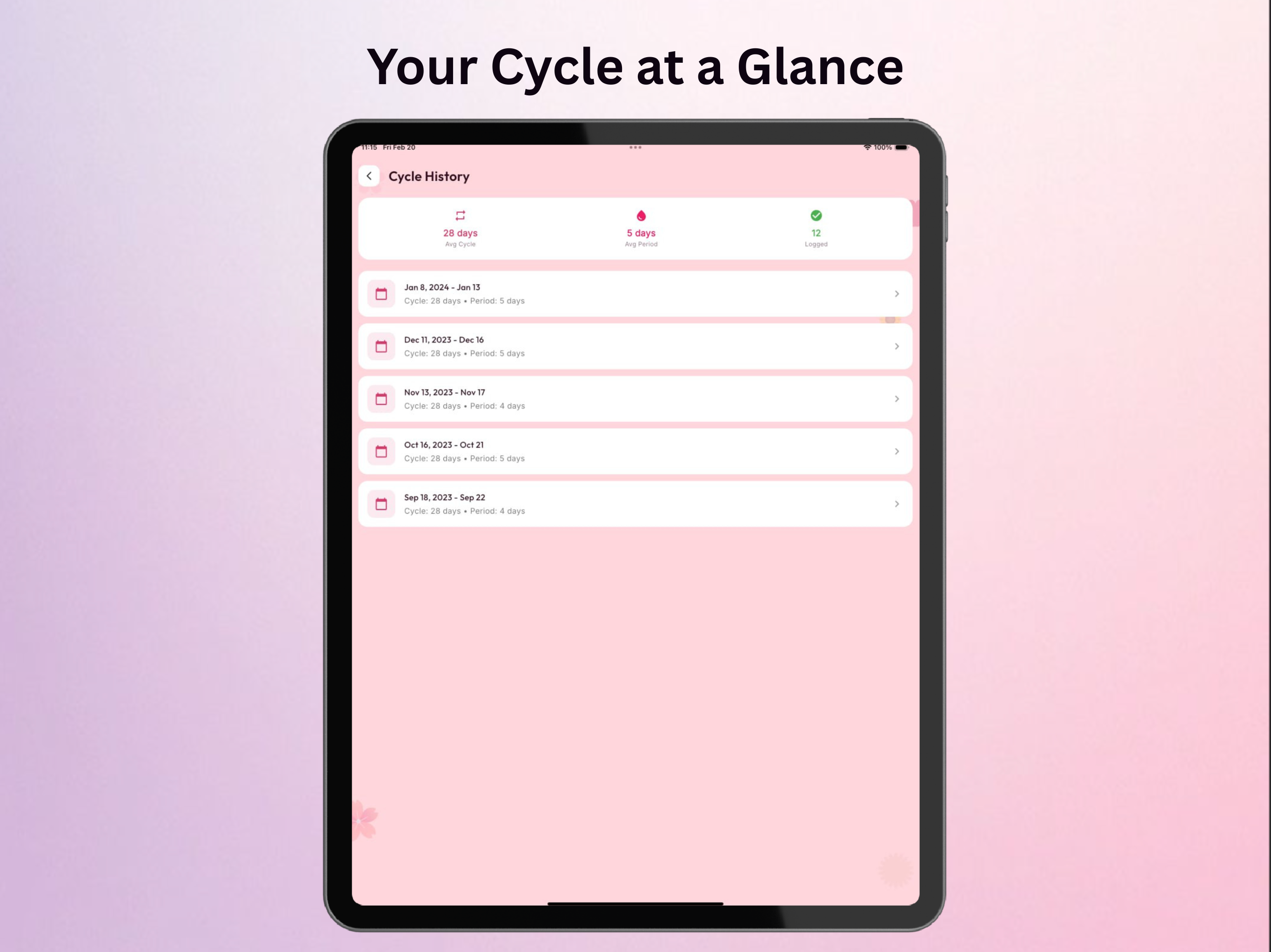 CycleCare: Period Tracker screenshot 12