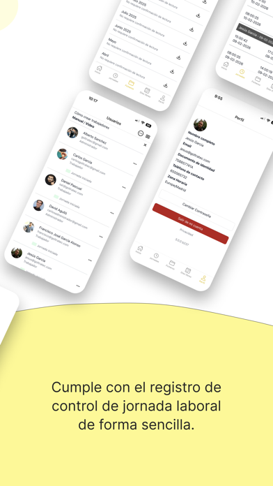 Screenshot #2 pour Control de Jornada Laboral