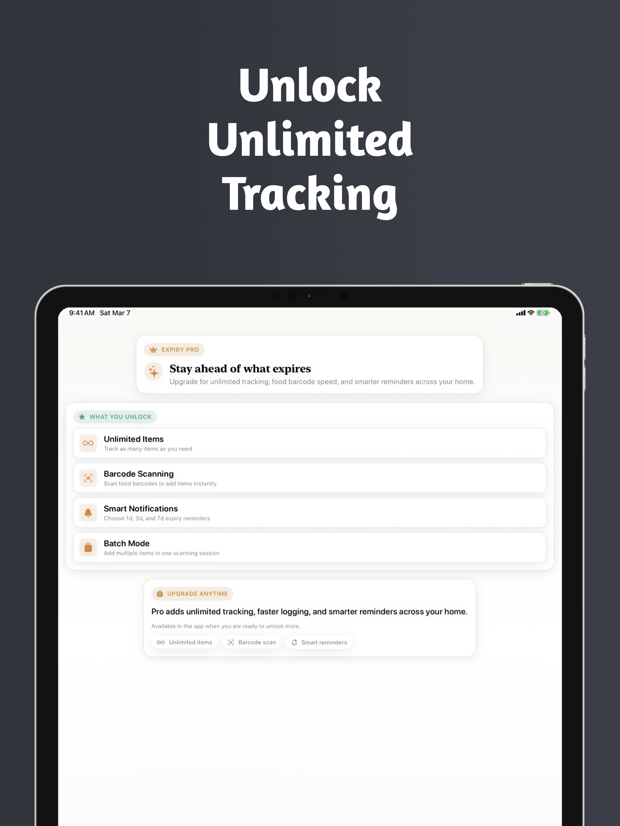 Expiry - Food Tracker