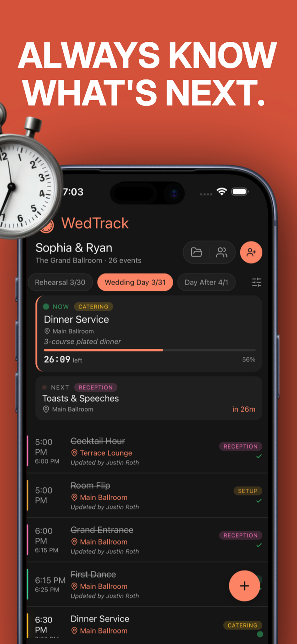 WedTrack screenshot 4