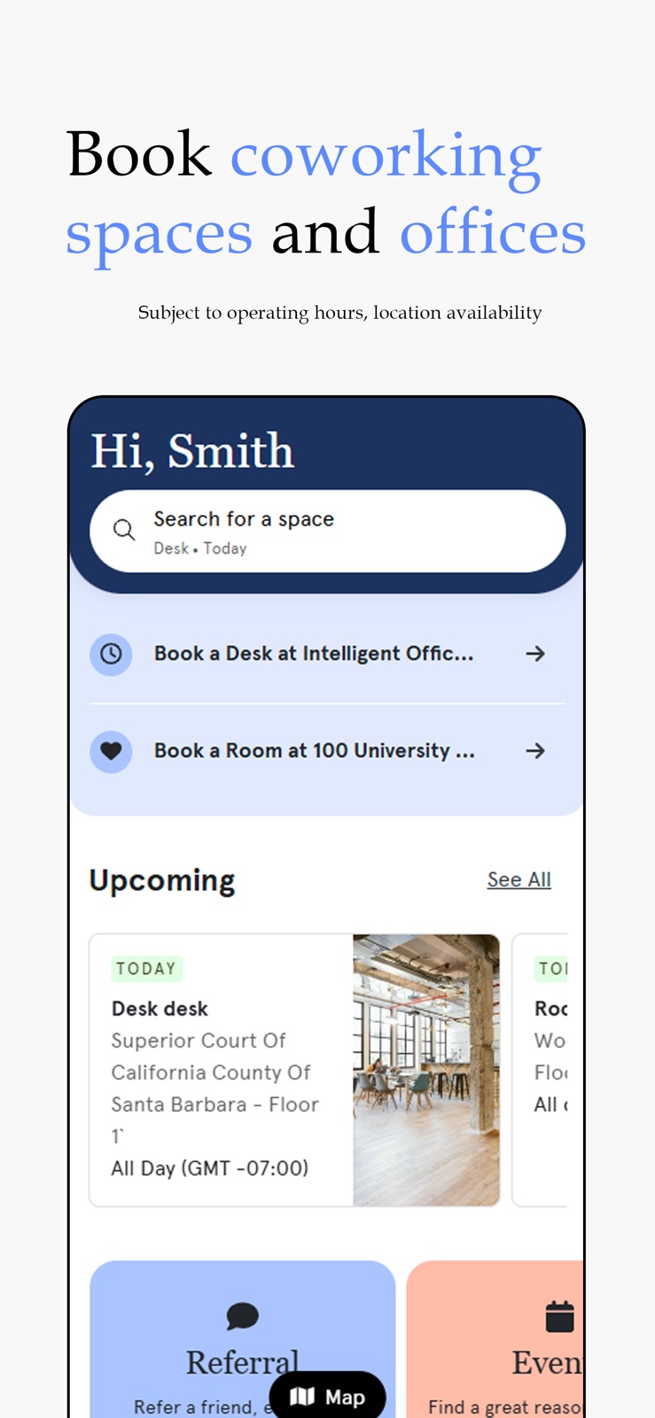 WeWork: Flexible Workspace iphone screenshot 2