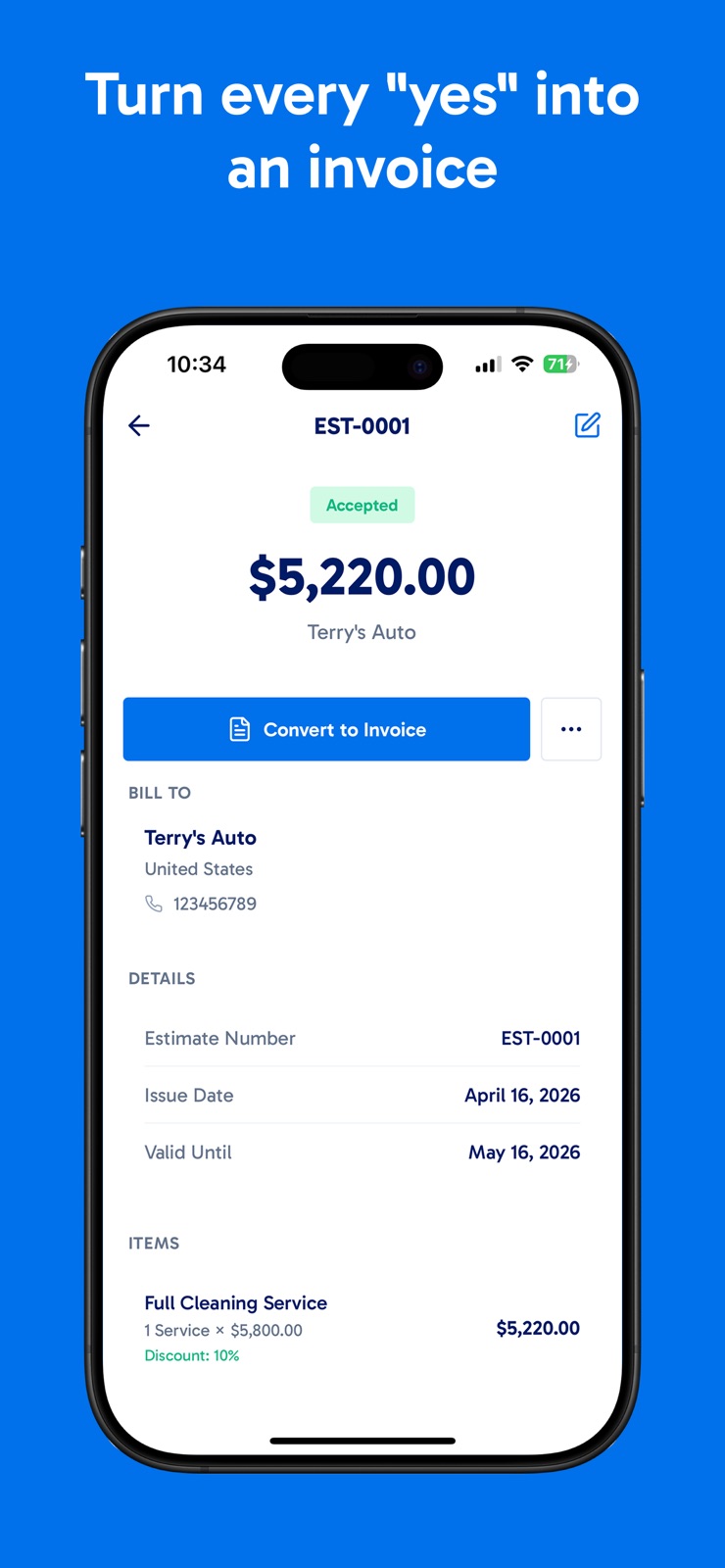 Invoice Mama - Invoice Maker iphone screenshot 4