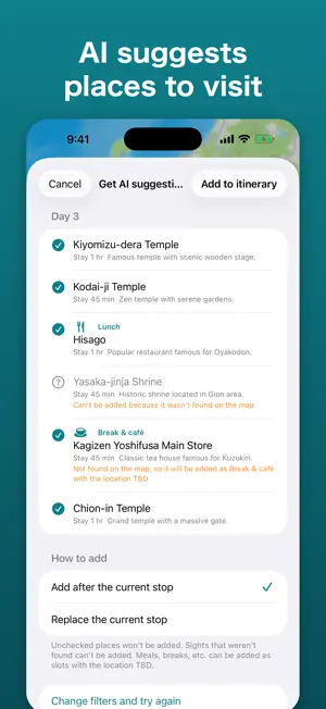 TabiPlan: Japan Trip Planner screenshot 4