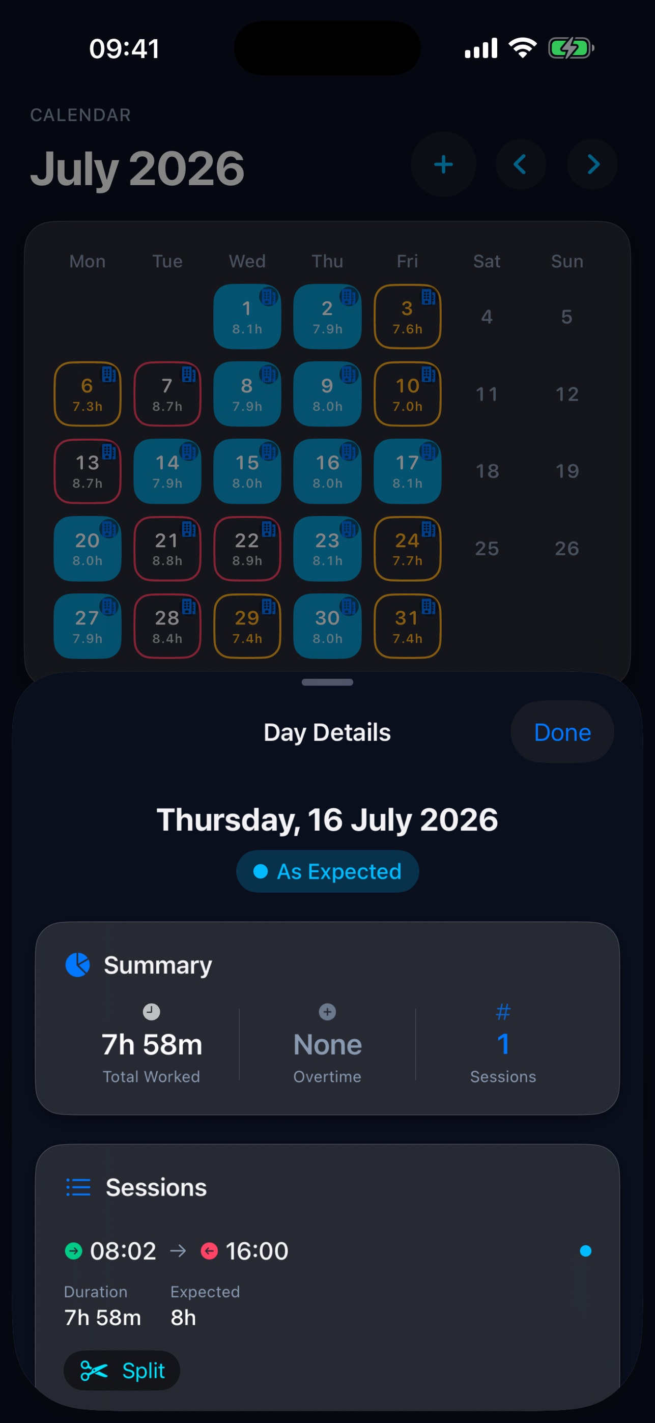 Screenshot 4 of Tempo Work