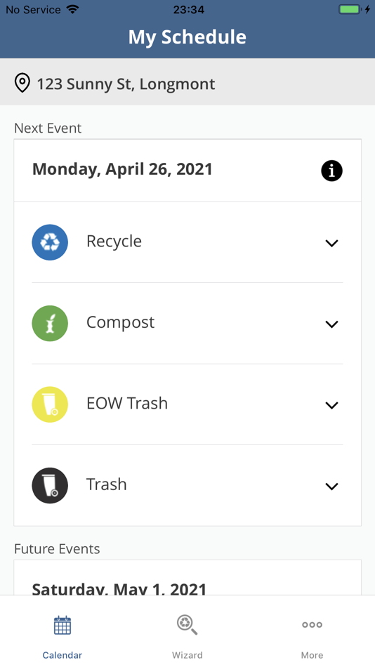 #3. Longmont Waste Services (iOS) De: City of Longmont