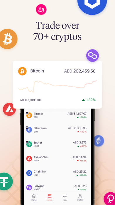 Rain: Buy & Sell Bitcoin Screenshot