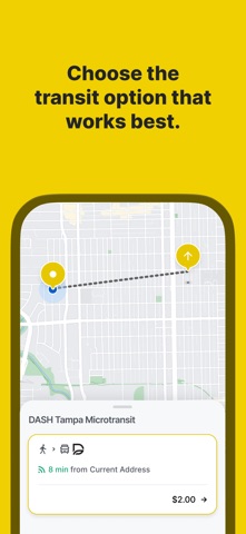 DASH Tampa Microtransit screenshot