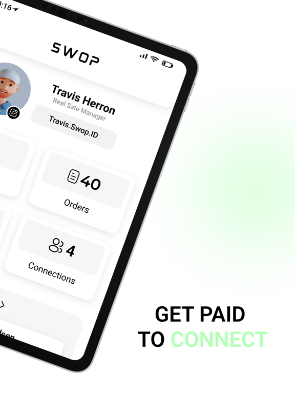 Swop - Connecting The World iPad screenshot 3 - Social Networking app