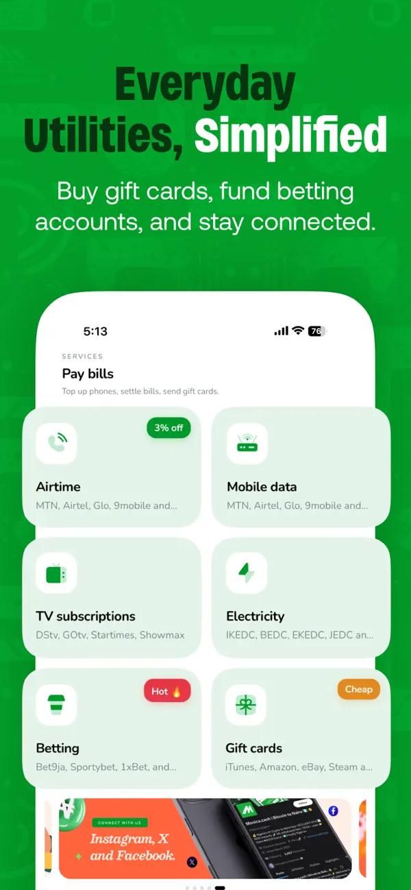 Screenshot #2 pour Monica - Pay, Send, Bills