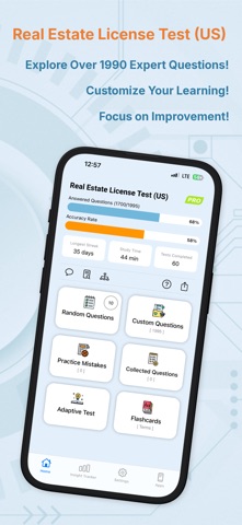 Real Estate License Test (US) iPhone screenshot