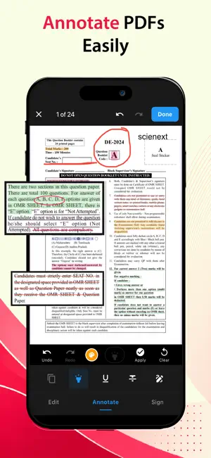 PDF Editor: Scan, Merge, Sign screenshot 2