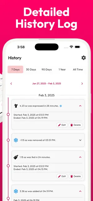 Pumping Tracker - Breast Milk screenshot 4