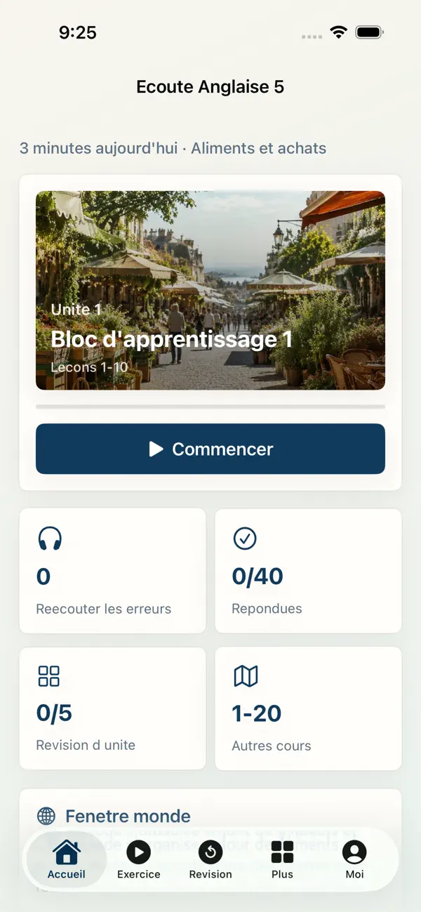 Screenshot #1 pour Ecoute Anglaise 5
