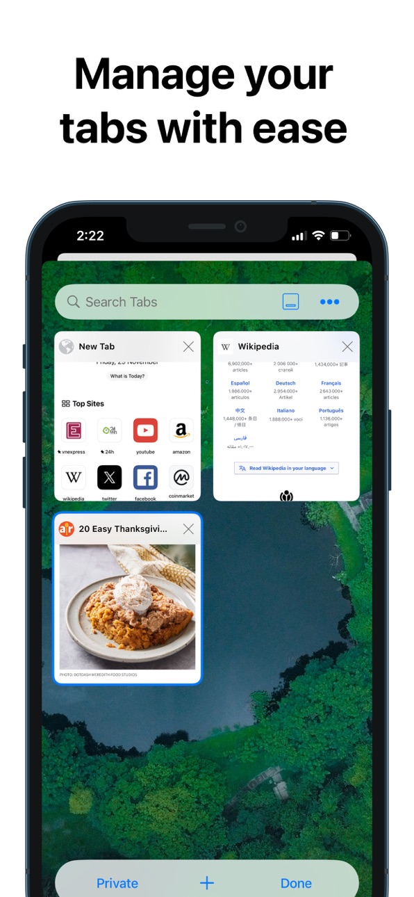 iPhone screenshot