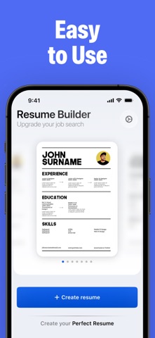 Resume Builder, CV Templates Screenshot 2 of 4