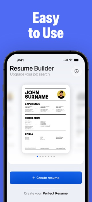 Resume Builder, CV Templates Screenshot 2 of 4