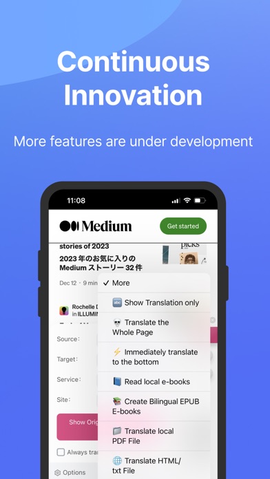 Immersive Translate for Safari Screenshot