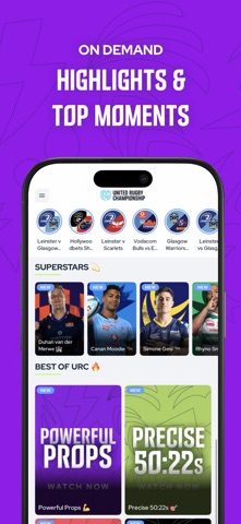 United Rugby Championship screenshot