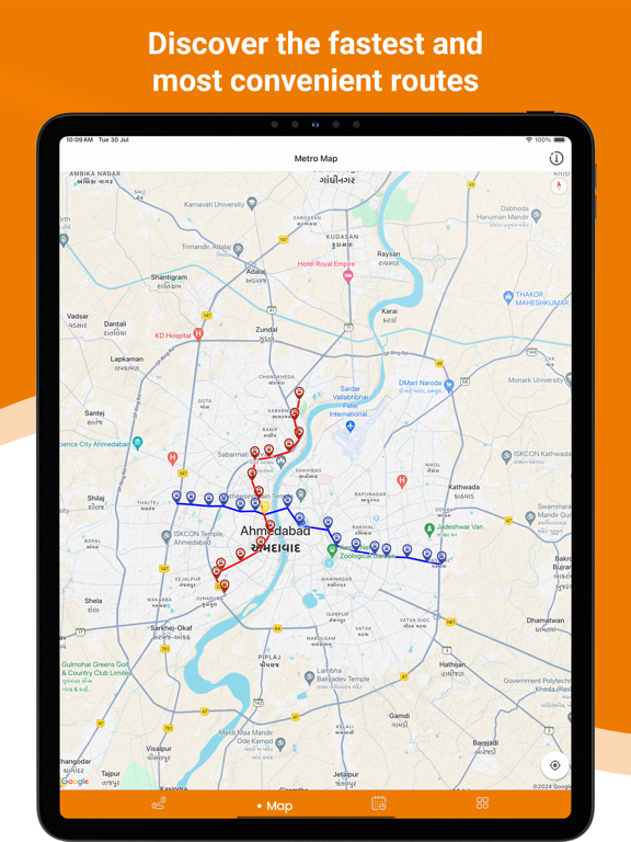 Screenshot #6 pour Metro Schedule - Ahmedabad