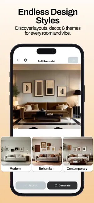 Remodel AI: Home Design iPhone screenshot 5