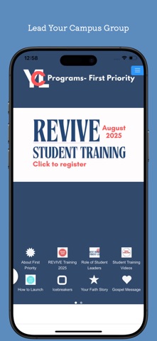 YCL-Faith and Purpose Clubs app screenshot