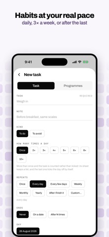 Today: Habit Tracker & Streaks Screenshot 3 of 10