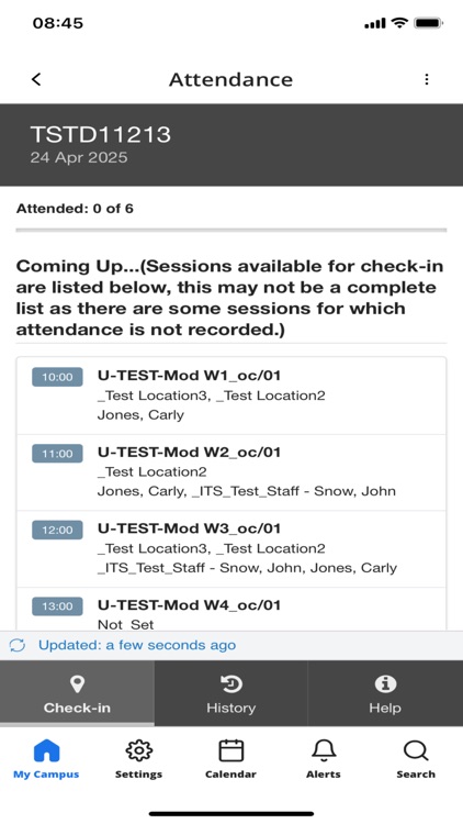 UWE Bristol MyAttendance screenshot-4