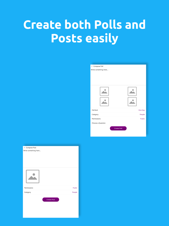 MaxVot Social Media iPad screenshot 8 - Social Networking app