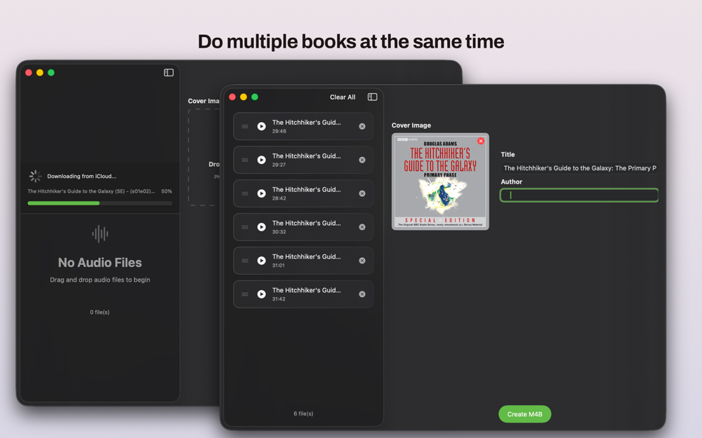 AudioBookBinder screenshot 2