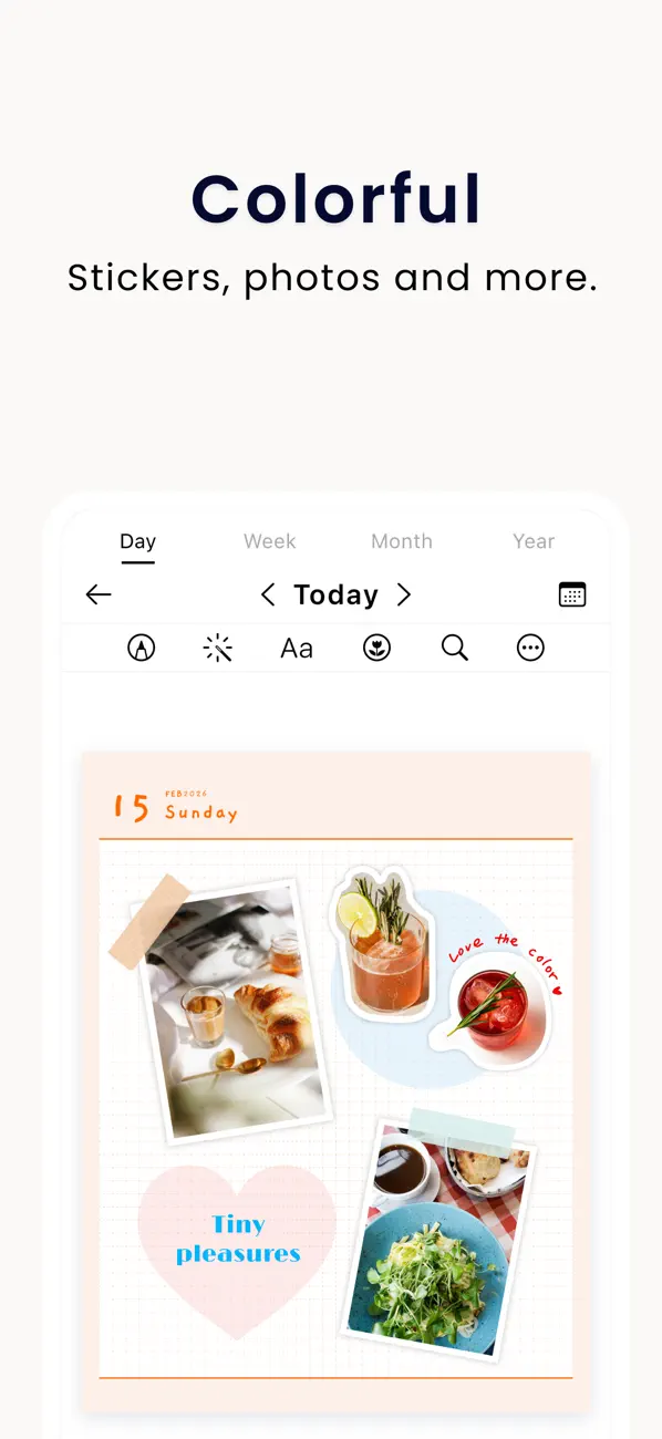 Screenshot #2 pour Mino: Minimal Bullet Journal