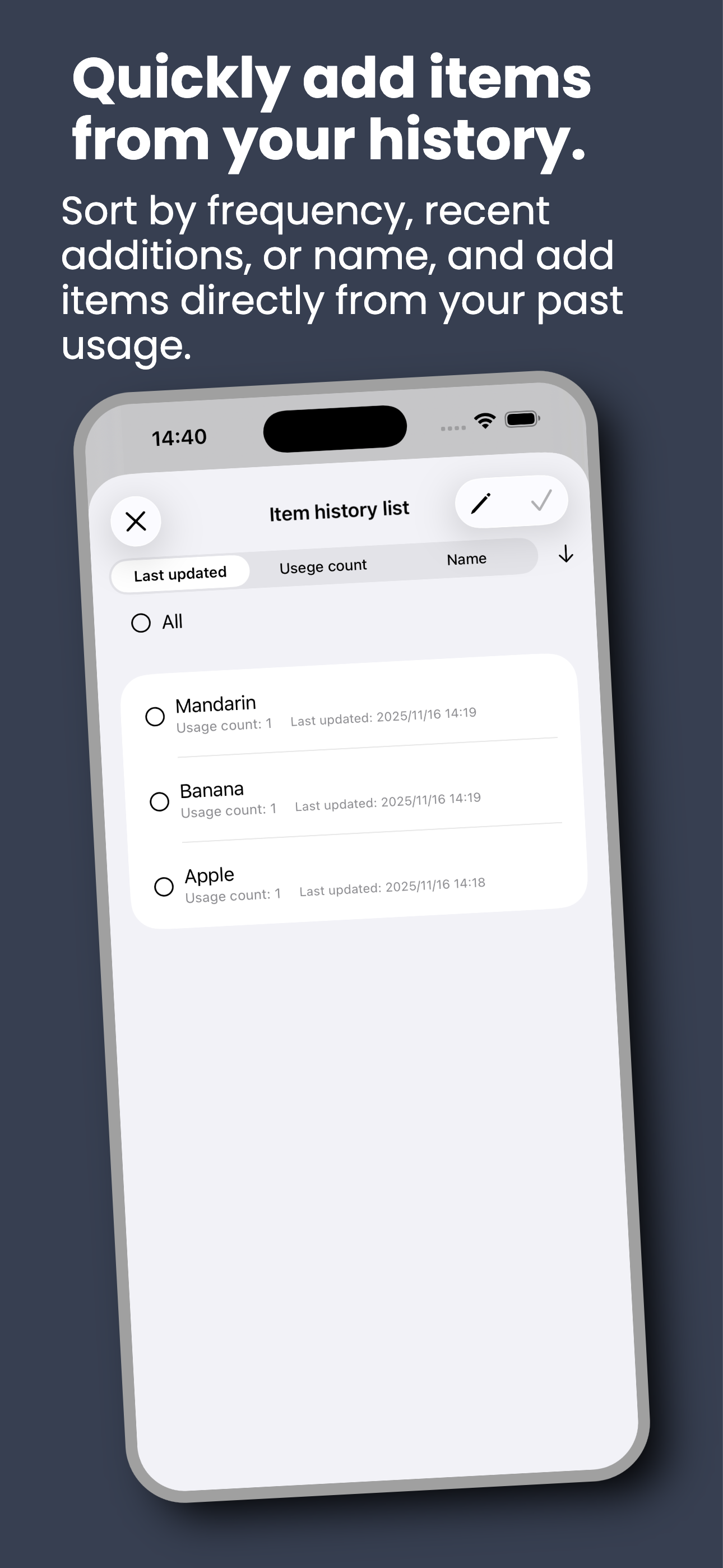 Quick List:Fast Shopping&Tasks screenshot 3
