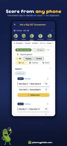 PlanMyPickle: Pickleball screenshot