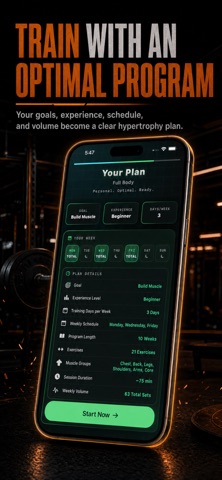 GetJacked: Beginner Gym Plan screenshot