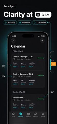 ZoneSync - World Clock Widget Screenshot 3 of 5