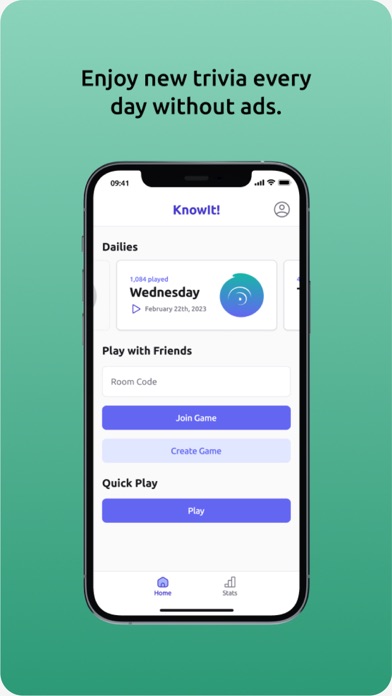 KnowIt Trivia Screenshot