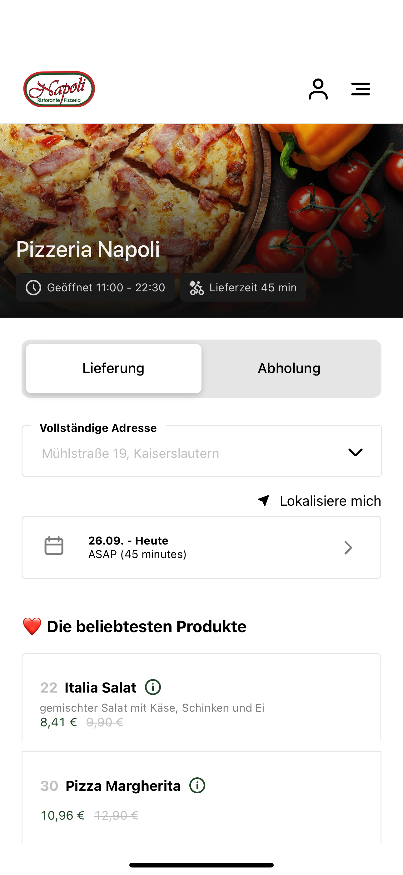 Pizzeria Napoli DE