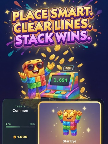 BlockSway: Block Puzzle Game iPad screenshot