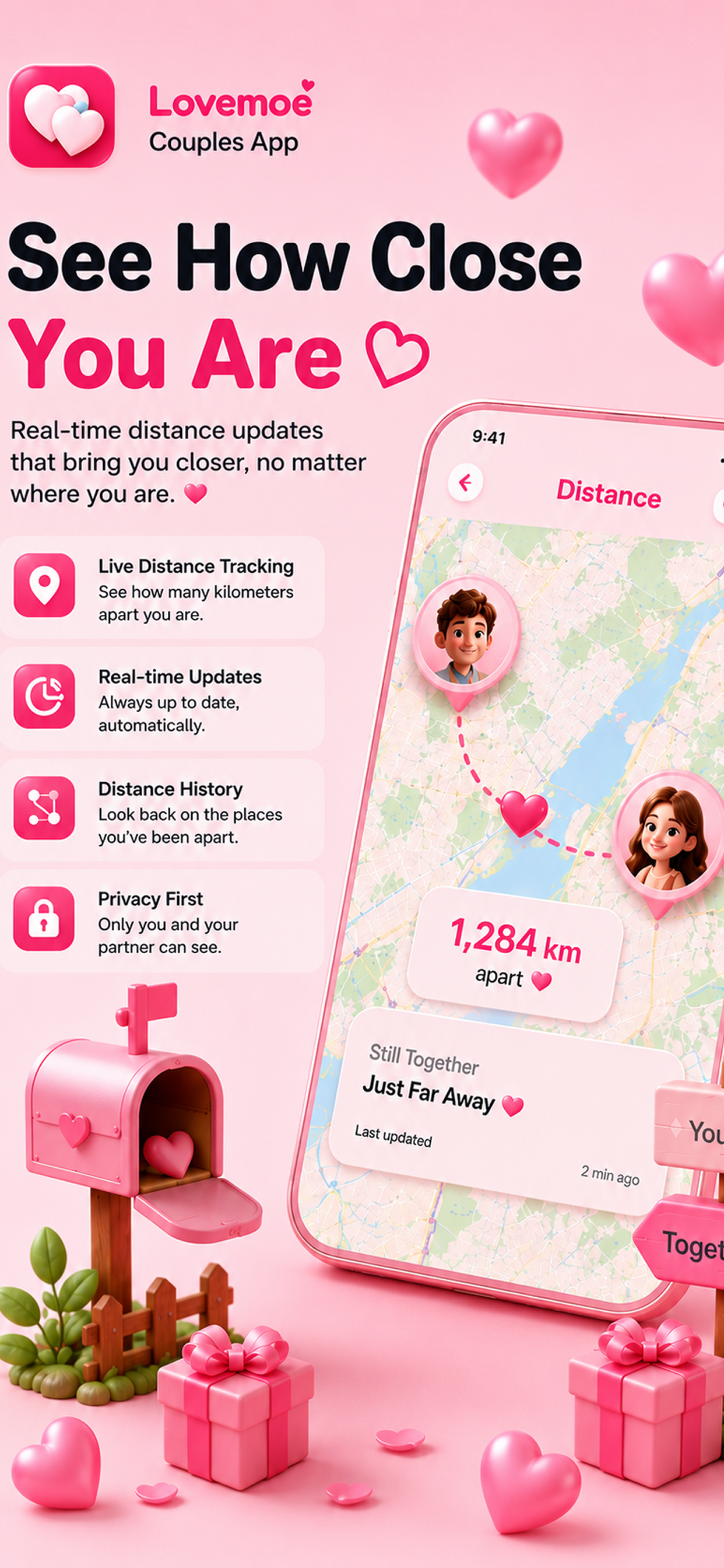 Lovemoe: Distance & Love Notes screenshot 3