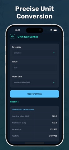 Nautical Calculator. Screenshot 4 of 5