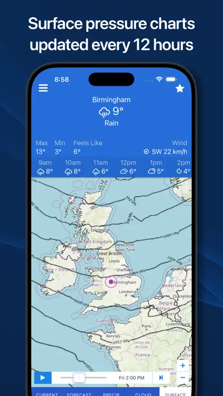 UK Weather Radar - Live Maps screenshot 3 of 6