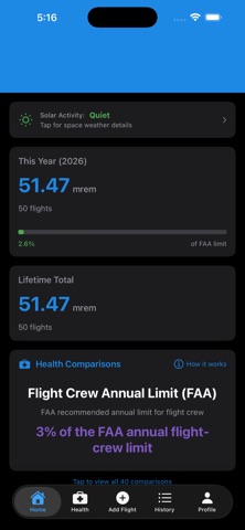 FlightDose iPhone screenshot