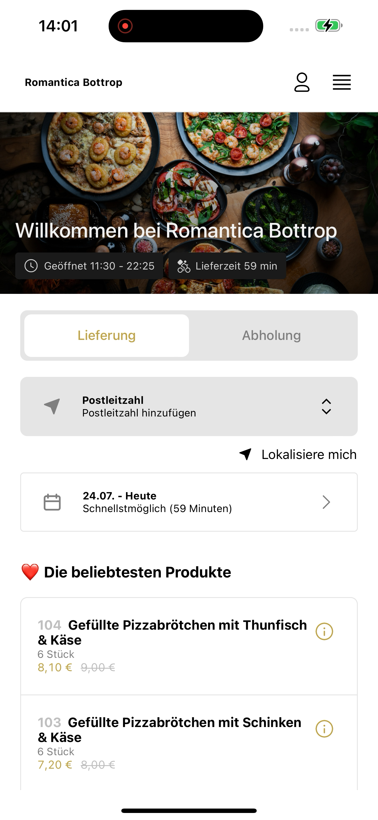 Pizzeria Romantica Bottrop screenshot 6